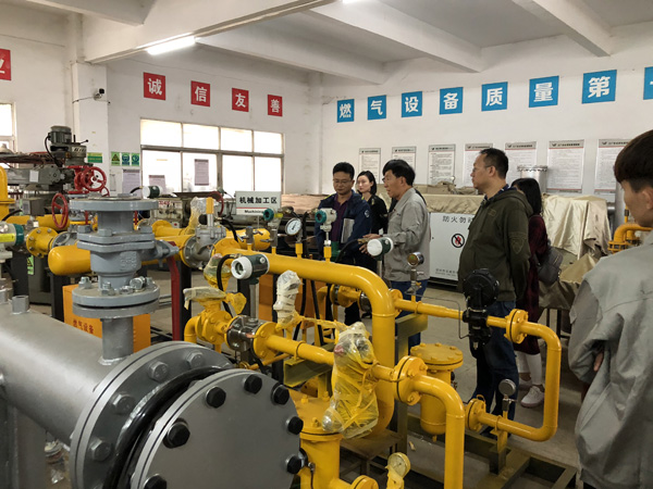 中石油昆仑燃气广东分公司来亚威华公司进行评审考察